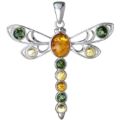 Baltic Amber Dragonfly Pendant