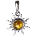 Baltic Amber Sun Pendant