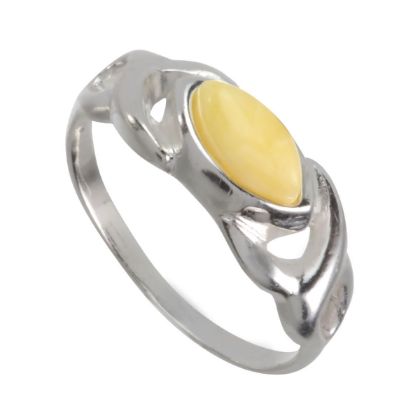 Baltic Butterscotch Amber Ring "Lucy"