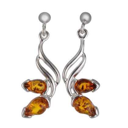 Baltic Honey Amber Earrings "Maryl"