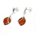 Baltic Honey Amber Earrings "Nadia"