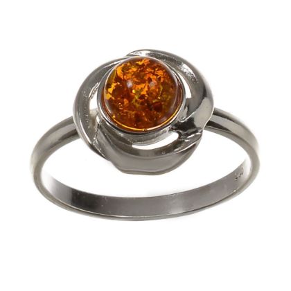 Baltic Honey Amber Ring "Kaitlyn"