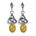 Baltic Honey Amber Earrings "Theresa"