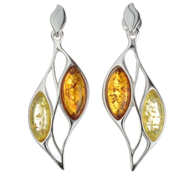 Baltic Honey Amber Earrings "Jennifer"