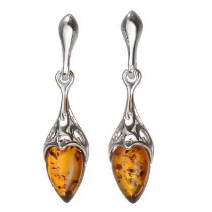 Baltic Honey Amber Earrings "Serena"