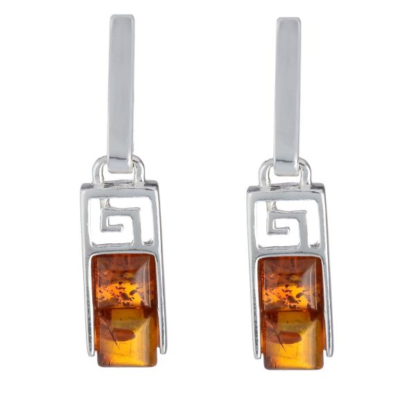 Baltic Honey Amber Earrings "Aretha"