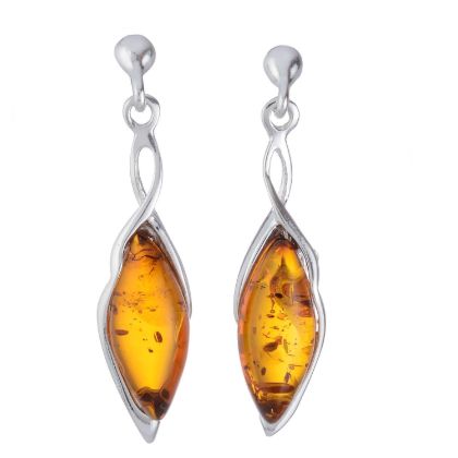Baltic Honey Amber Earrings "Harriet"