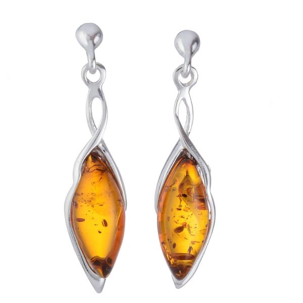 Baltic Honey Amber Earrings "Harriet"