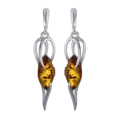Baltic Honey Amber Earrings "Martha"
