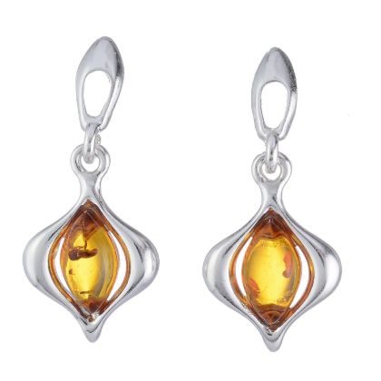 Baltic Honey Amber Earrings "Maisie"