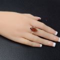 Baltic Honey Marquise Cut Amber Ring