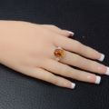 Baltic Honey Oval Ring "Maggie"