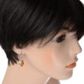 Baltic Honey Amber Earrings "Elsie"
