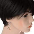 Baltic Multi Colored Amber Earrings "Daisy"