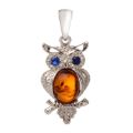 Baltic Amber Pendant "Owl"
