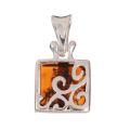 Baltic Honey Amber Pendant "Florence"