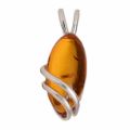 Baltic Honey Amber Pendant "Darcie"