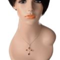 Baltic Amber Cross Pendant  (Medium)