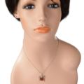 Baltic Honey Square Amber Pendant