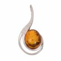 Baltic Honey Amber Pendant "Vivian"