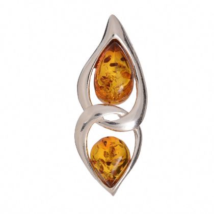 Baltic Honey Amber Pendant "Gianna"