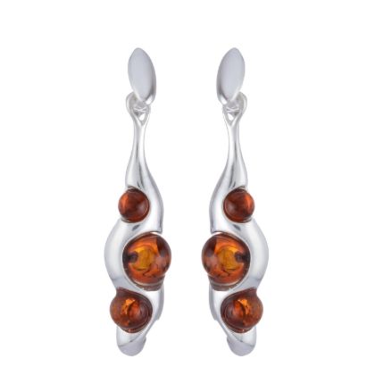 Baltic Honey Amber Earrings "Selena"