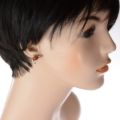 Baltic Honey Amber Earrings "Dolphins"