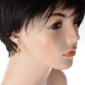 Sterling Silver and Baltic Honey Amber Dangling Earrings "Cindy"