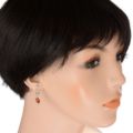 Sterling Silver and Baltic Honey Amber Dangling Earrings "Agnella"