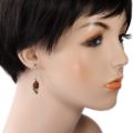 Sterling Silver Baltic Honey Amber Earrings "Johanna"