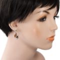Sterling Silver and Baltic Honey Amber Earrings "Zoe"