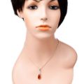 Sterling Silver and Baltic Amber Pendant "Eleanor"