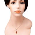 Sterling Silver and Baltic Amber Pendant "Summer"