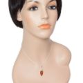 Sterling Silver and Baltic Honey Amber Pendant "Serena"