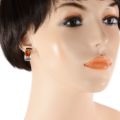 Sterling Silver and Baltic Honey Amber Earrings "Kalinda"