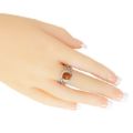 Sterling Silver and Baltic Honey Amber "Celtic" Ring