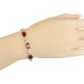 Sterling Silver Honey Baltic Amber Bracelet "Michelle", Amber Jewelry Collection