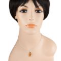 Sterling Silver and Baltic Honey Amber Pendant "Oriana"