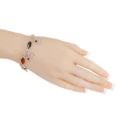 Sterling Silver Multicolored Baltic Amber Bracelet "Dazzling", Amber Jewelry Collection