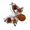 amber brooch