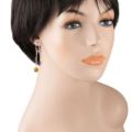 "Elidee" Baltic Honey Amber Drop Earrings in Sterling Silver