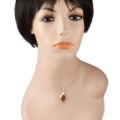 Sterling Silver and Baltic  Honey  Amber Pendant "Freya"