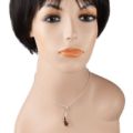 Sterling Silver and Baltic Amber Pendant "Gabriela"