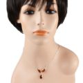 Sterling Silver and Baltic Honey Amber Necklace  "Elsie"