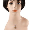 Sterling Silver and Baltic Honey Amber Pendant "Fiona"