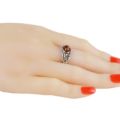 amber stone ring model