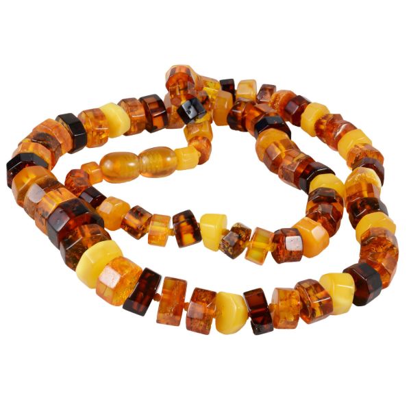Baltic Multicolored Amber Adult Necklace