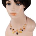 Baltic Multicolored Amber String Necklace