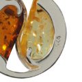 Sterling Silver and Baltic Honey and Lemon Amber Pendant