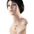 Sterling Silver and Baltic Honey Amber Necklace  "Angela"